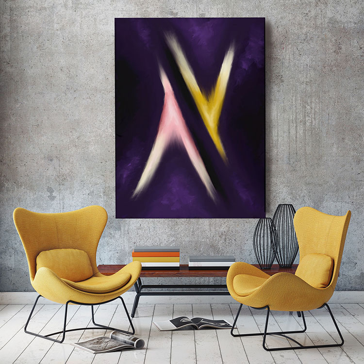 Love Stands Tall Synesthesia Painting